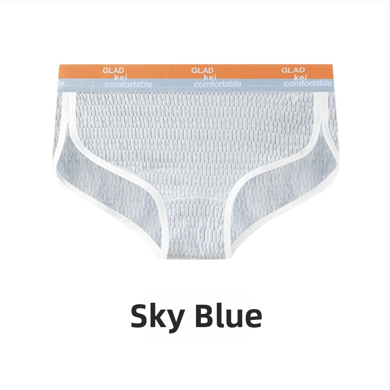 Dame pamukaste gaćice s srednjim pojasom, sportski stil, veličine L/XL
