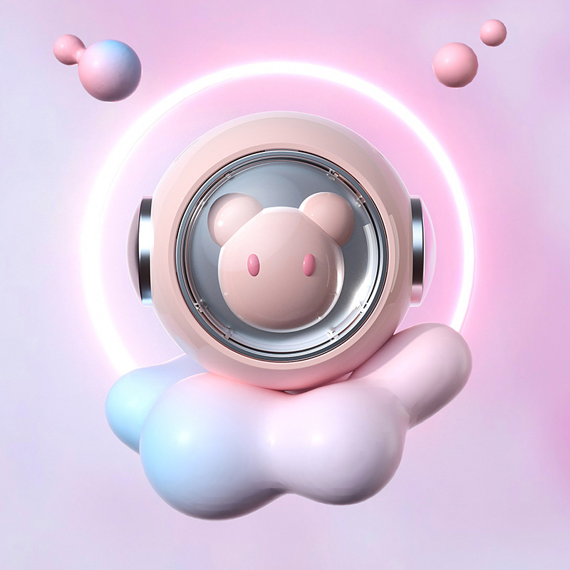 Μίνι USB θερμαντήρας χεριών σε σχέδιο Space Bear, φορητό δώρο