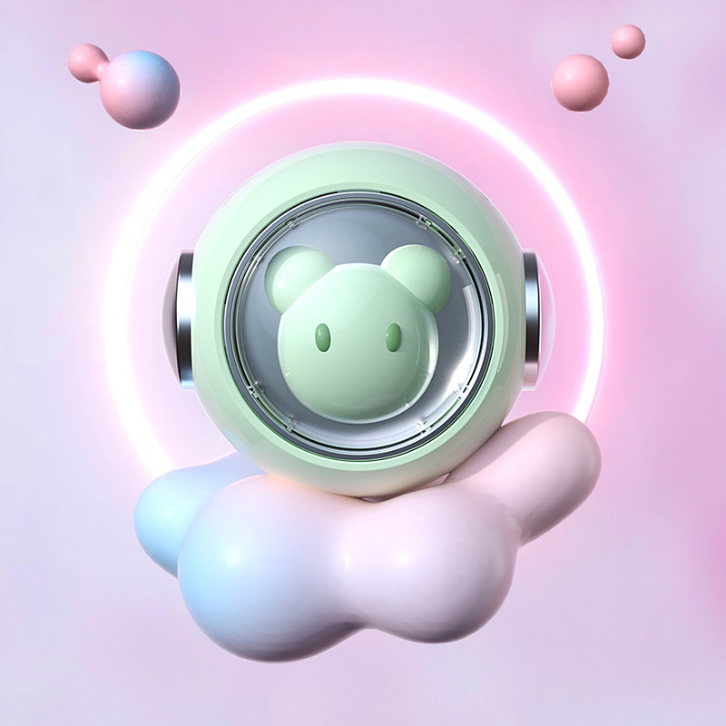 Μίνι USB θερμαντήρας χεριών σε σχέδιο Space Bear, φορητό δώρο