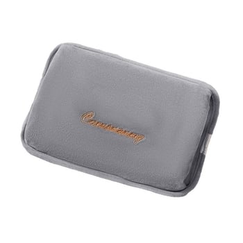Sac termic electric reîncărcabil pentru mâini și abdomen, cu design îngroșat și husă velur