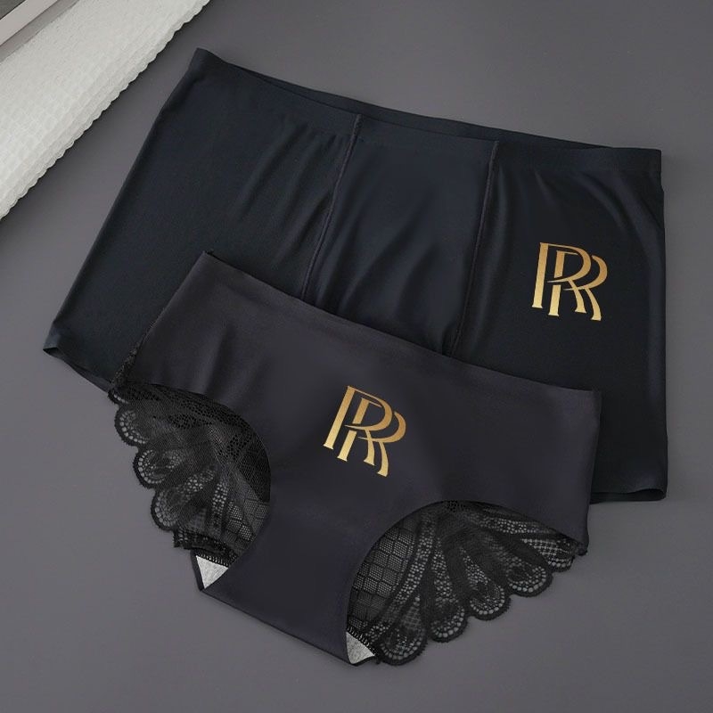 Par donjeg rublja od ice silk, bezšivne, ljetni sportski stil s čipkastim rubom