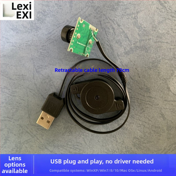 USB kamera modul za Raspberry Pi bez upravljača, kompatibilan s Pi 4/5, plug-and-play 480p