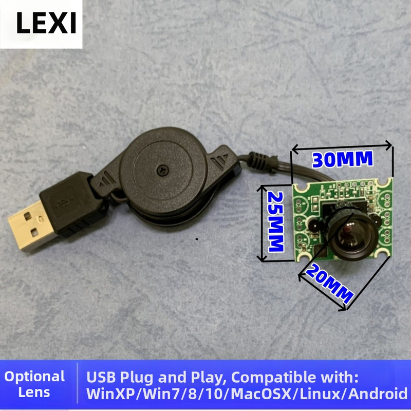 USB kamera modul za Raspberry Pi bez upravljača, kompatibilan s Pi 4/5, plug-and-play 480p