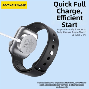 Pisen punjač za Apple Watch i kabel za punjenje, kompatibilan s iWatch S7, S8 i S9