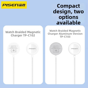 Pisen punjač za Apple Watch i kabel za punjenje, kompatibilan s iWatch S7, S8 i S9