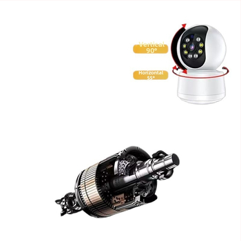 Cameră de supraveghere wireless pentru casă, cu vizionare în noapte HD, panoramă la 360°, monitorizare de la distanță