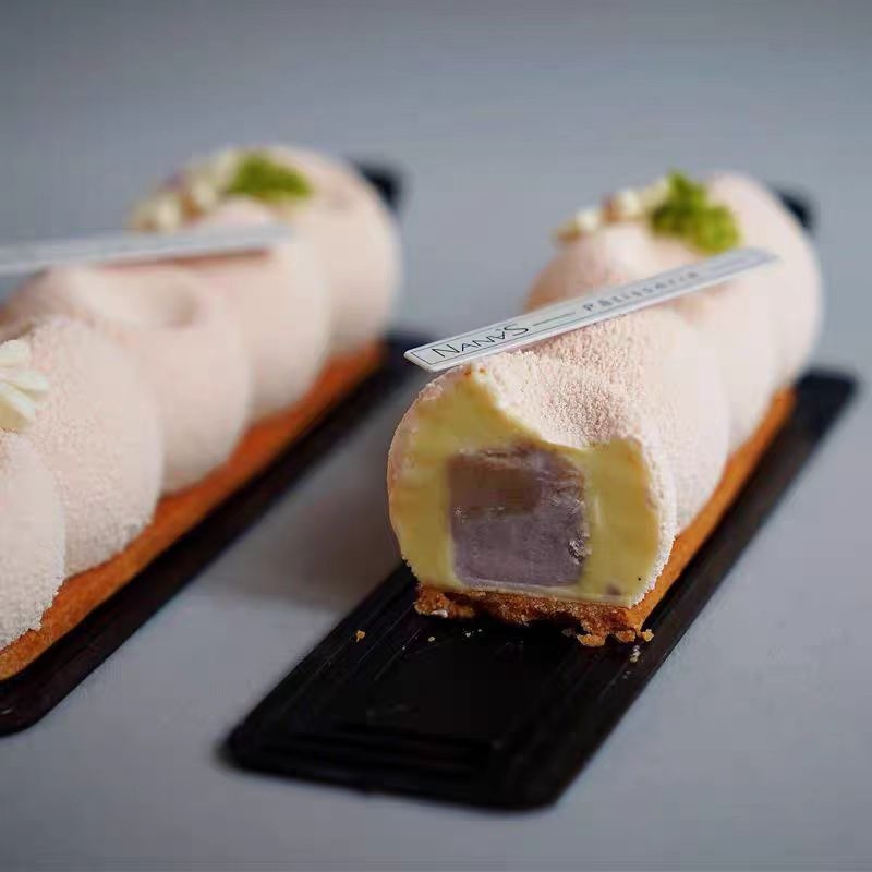 Šest silikonskih kalupa za torte, mousse i dugačke desertne trake, nepravilnog oblika pečenja