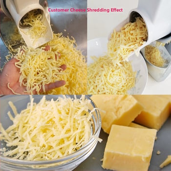 Električni profesionalni naribavač sira za mozzarellu i parmigiano, automatski sjeckalica povrća