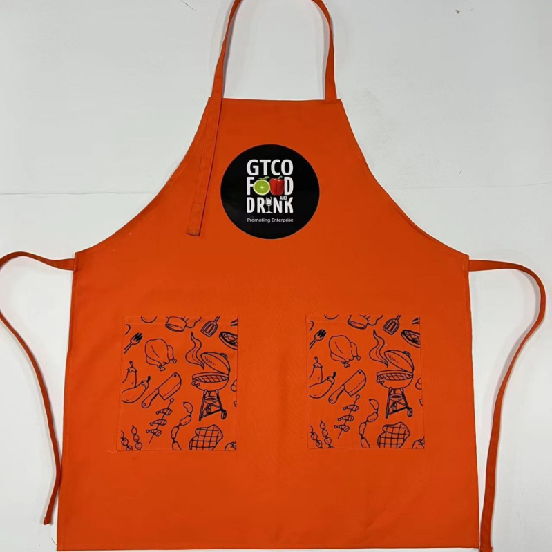 Pregača po mjeri s potpunim otiskom logotipa, vodootporna, od pamuka platna, debela, po narudžbi