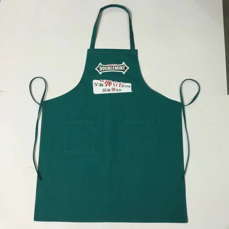 Pregača po mjeri s potpunim otiskom logotipa, vodootporna, od pamuka platna, debela, po narudžbi