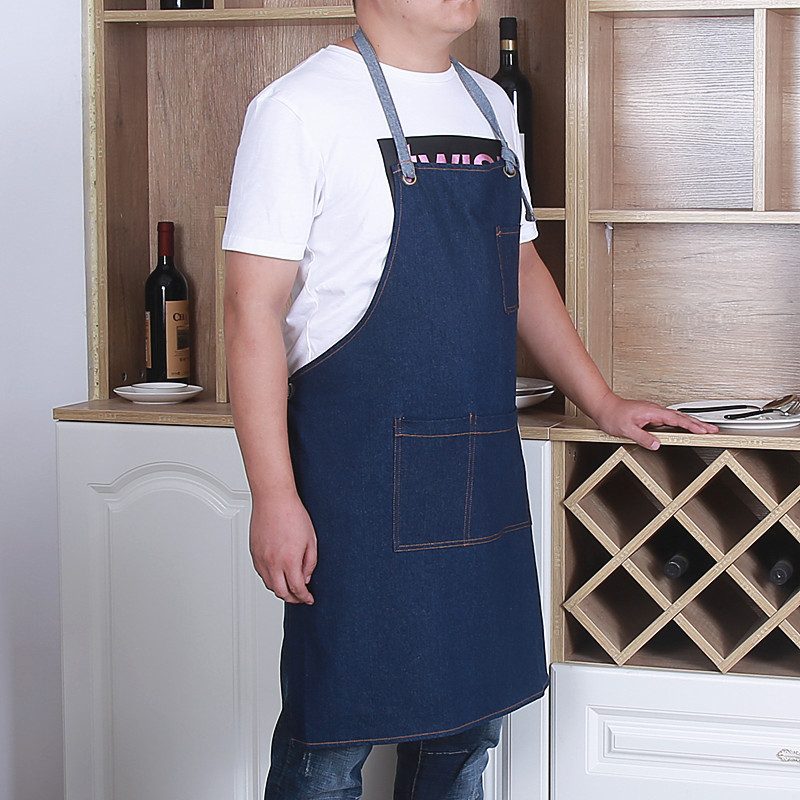 Pamučna pregača 100%, visoke kvalitete, bez rukava, vodootporna i otporna na masne mrlje, za komercijalnu kuhinju, catering i pečenje