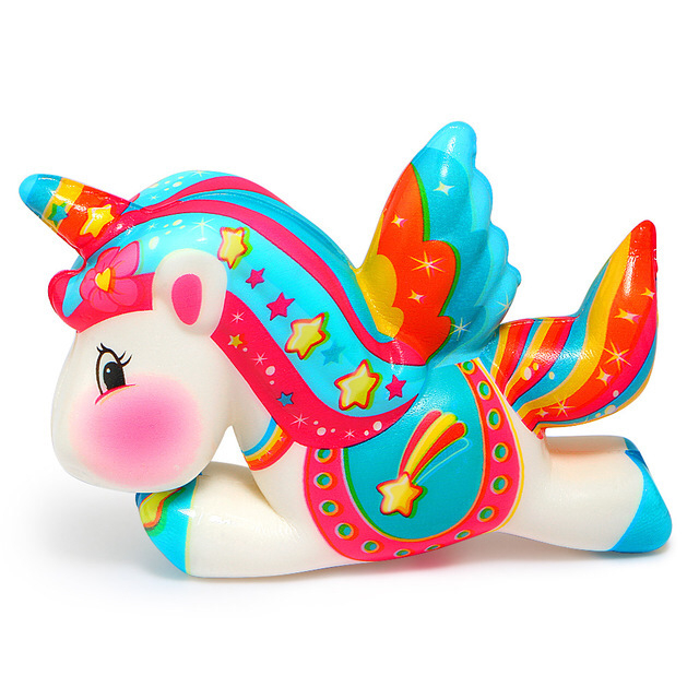 PU polagano vraćanje, šareni tisak Pegaz jednorog squishy – igračka za oslobađanje stresa