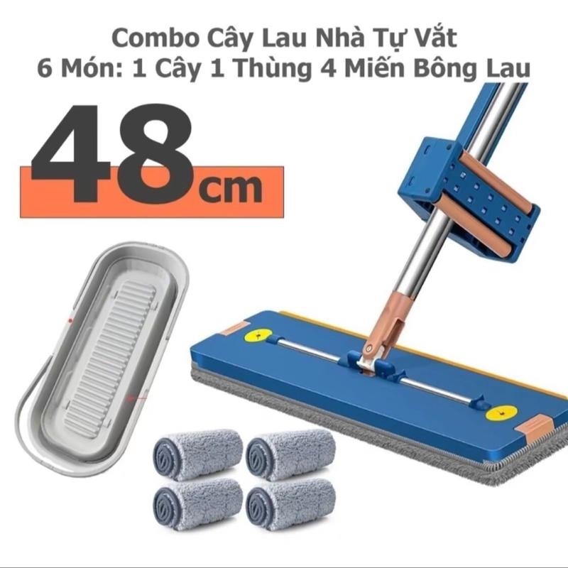 Sklopiva kanta za mop s spremnikom vode, plastična, kvadratna