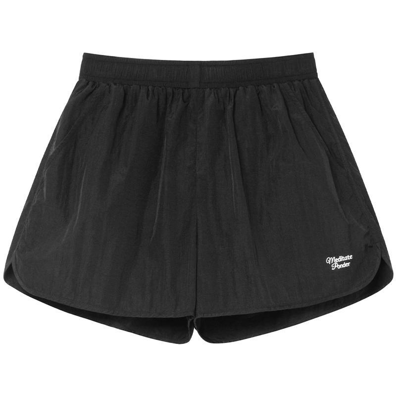 Ženske sportske šortseve za vanjske aktivnosti, s elastičnim pojasom, brzo se suše, visokim strukom, opuštenog kroja, casual stil
