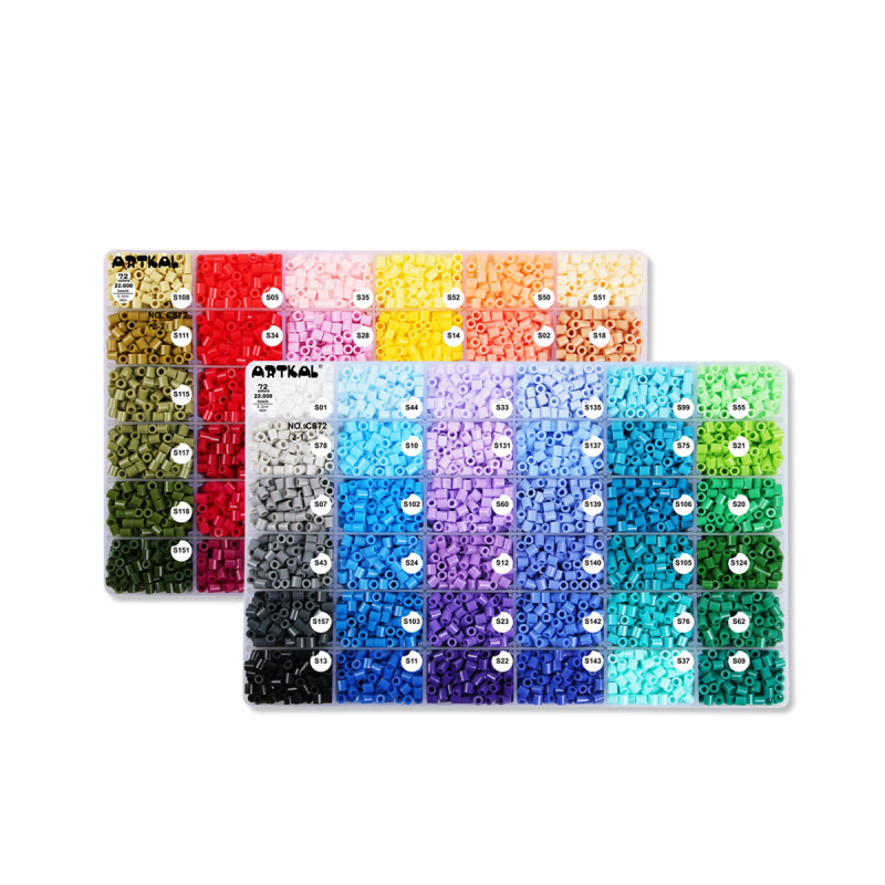 5 mm mozaik perle set, 206 boja, plastična kutija, DIY, 3D mozaika