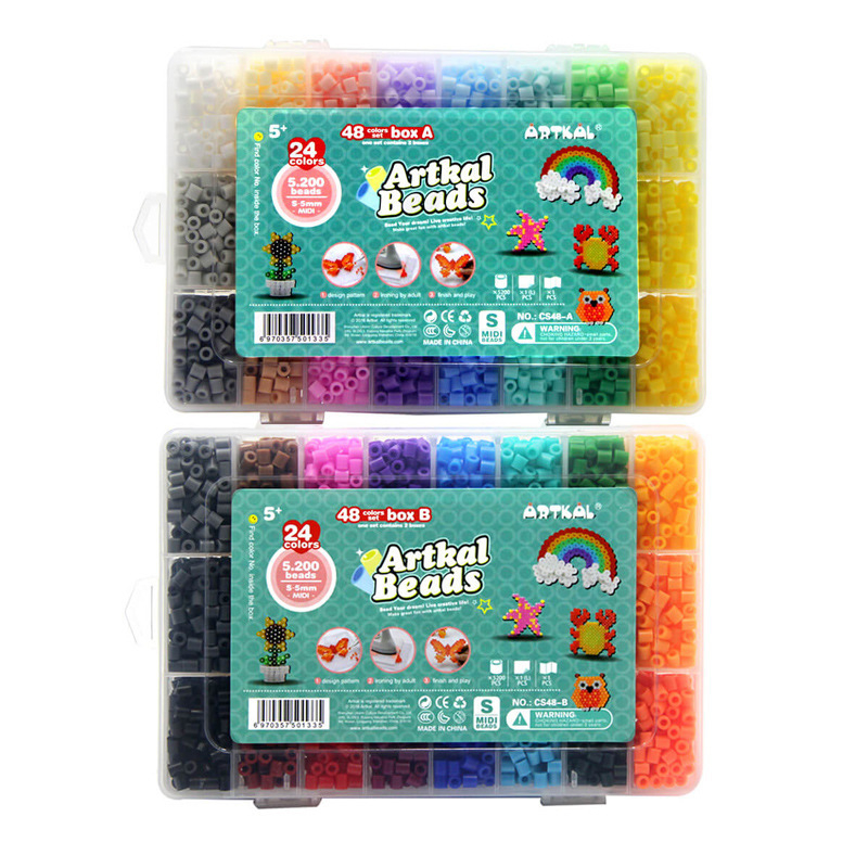 5 mm mozaik perle set, 206 boja, plastična kutija, DIY, 3D mozaika