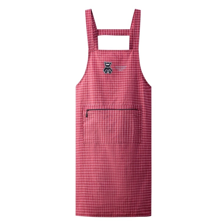 Proširena i debela pamučna pregača za dom, kuhinju i tvornicu; zaštita od prljavštine, prozračna, unisex.