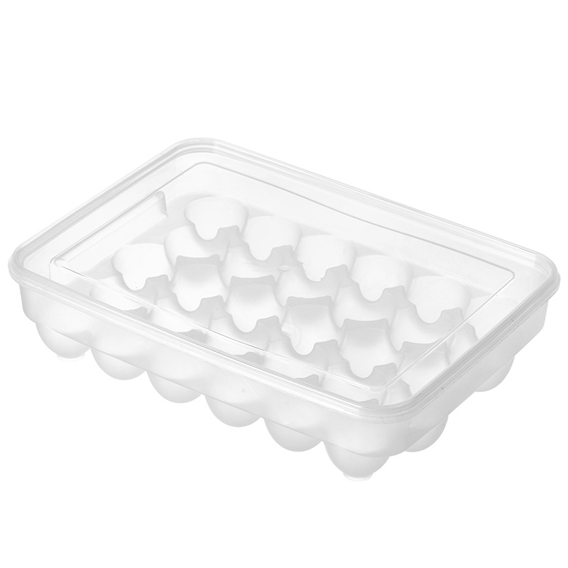 Kutija za pohranu jaja u kuhinji, prozirna PP plastika, kapacitet 18 jaja