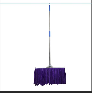Ploški mop s drvenom drškom, vintage pamuk konac, za kućnu upotrebu, velike veličine, mop od 100% pamuka za pod