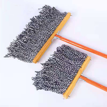 Kućni mop s drvenom drškom i pamukovim vlaknom, veličine 40 cm, 60 cm i 80 cm, za školsko čišćenje