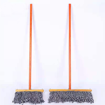Kućni mop s drvenom drškom i pamukovim vlaknom, veličine 40 cm, 60 cm i 80 cm, za školsko čišćenje