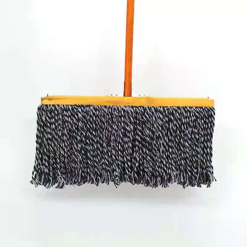 Kućni mop s drvenom drškom i pamukovim vlaknom, veličine 40 cm, 60 cm i 80 cm, za školsko čišćenje