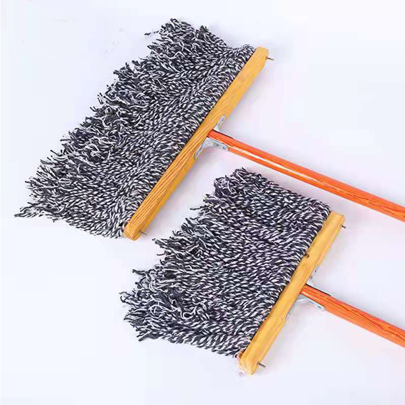 Kućni mop s drvenom drškom i pamukovim vlaknom, veličine 40 cm, 60 cm i 80 cm, za školsko čišćenje