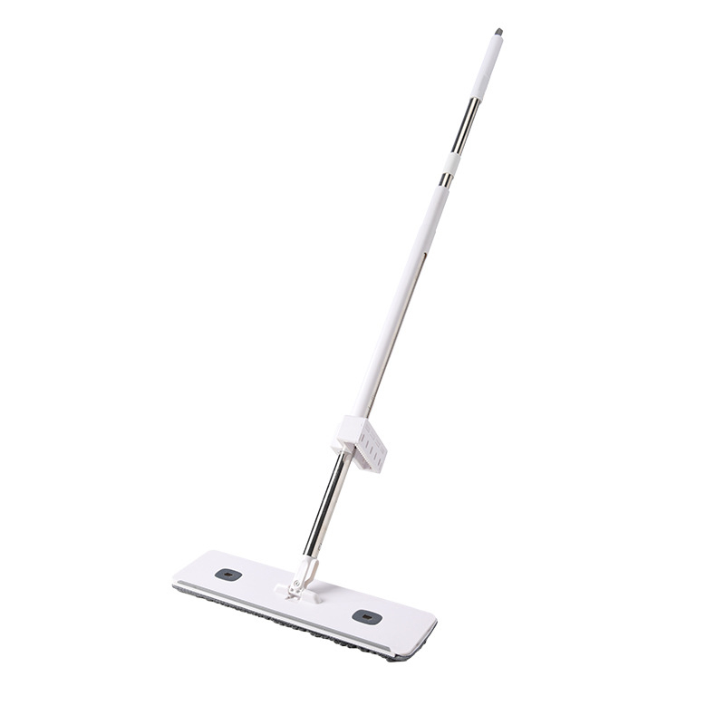 Bezdotični plosnati mop za kućnu upotrebu, produžen na 45 cm, ABS ploča, velikog formata, čišćenje jednim pokretom, skladištenje