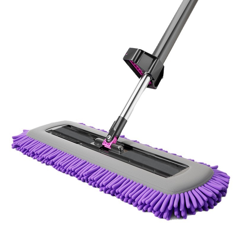 Chenille ravni mop za kućnu upotrebu, čišćenje pločica, debeli upijajući mop za suho i mokro čišćenje