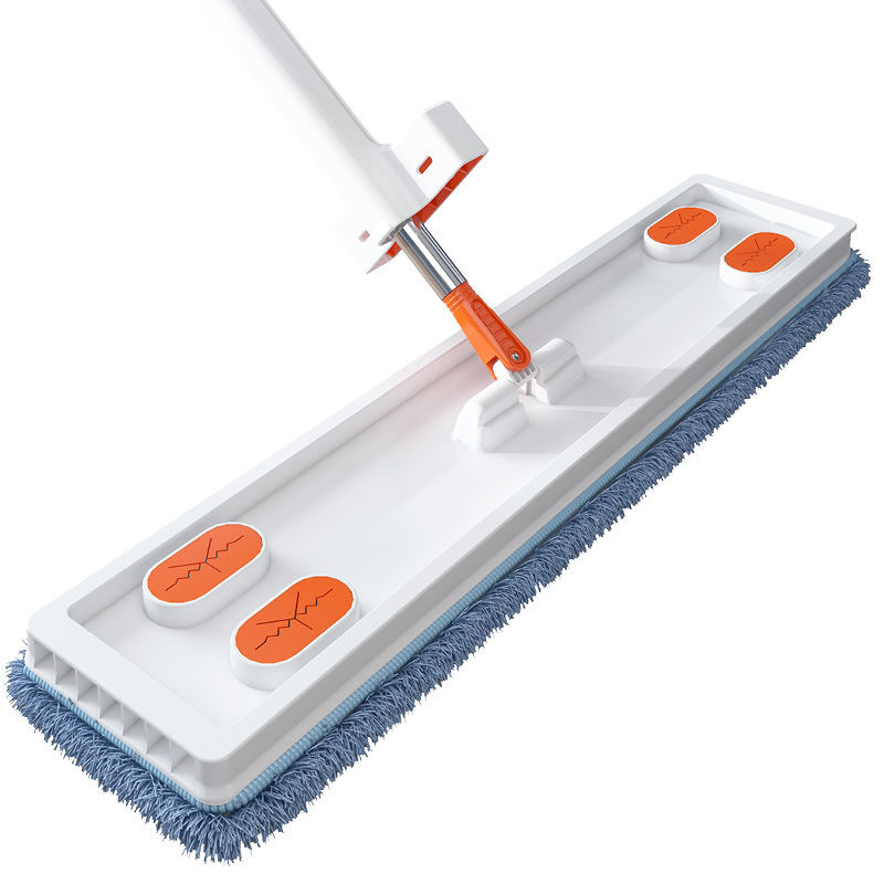 50 cm ravni mop, bez dodirivanja rukama, okretni, za suho i mokro čišćenje, s produživačem drške