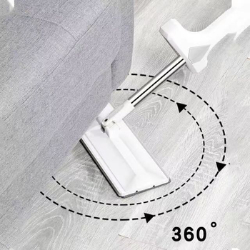 Veliki plosnati mop, 42 cm, bezkontaktno korištenje, s 360° rotirajućom glavom za kućnu upotrebu