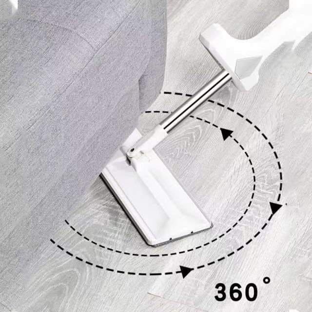 Veliki plosnati mop, 42 cm, bezkontaktno korištenje, s 360° rotirajućom glavom za kućnu upotrebu