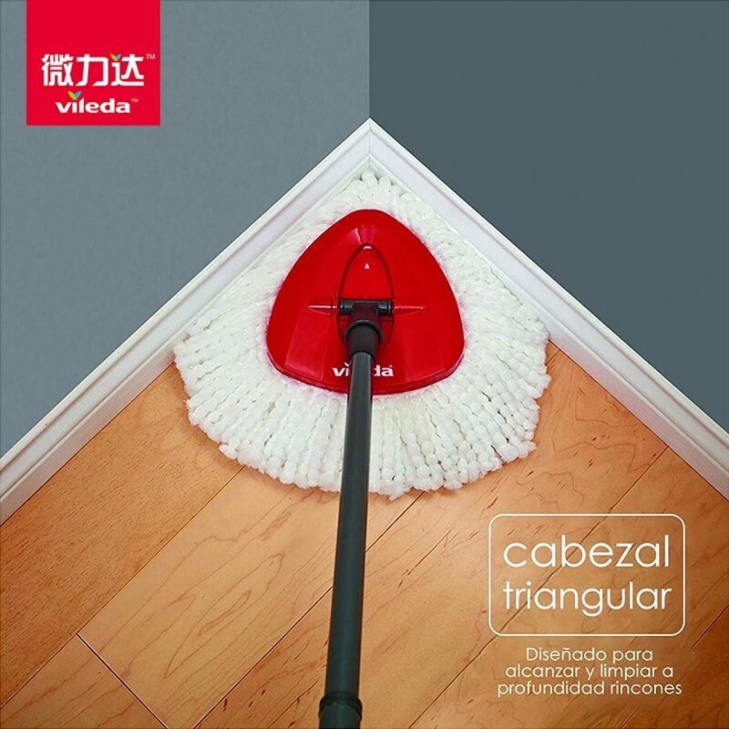 Zamjenska krpa za trokutastu rotirajuću glavu metle kompatibilna s Vileda Micro-Power i O-Cedar EasyWring