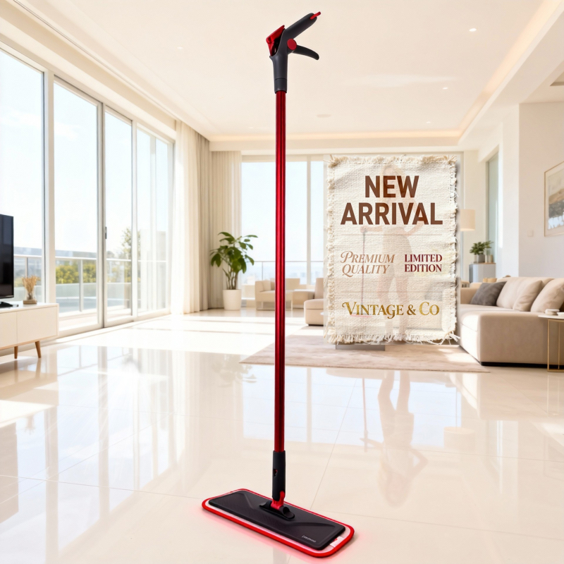 PowerSprayMop ergonomski sprej mop s mikročišćenjem i uštedom vode, raspršivanje bez bočice, izuzetno upijajući