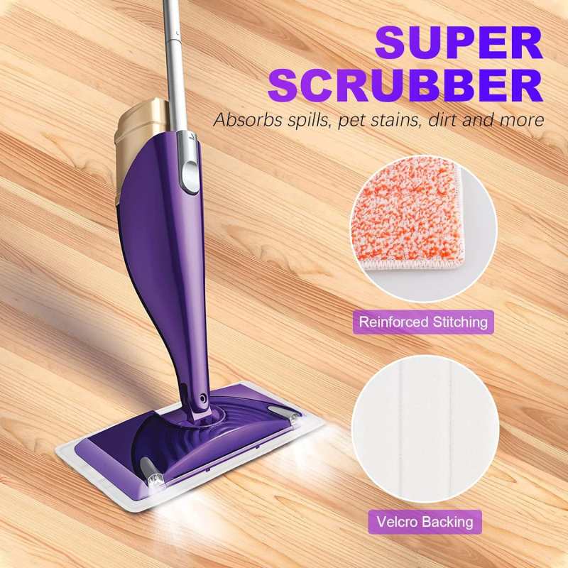 Swiffer WetJet krpa za mop, apsorbirajuća, zamjenska krpa za mokro i suho čišćenje, periva i višekratno upotrebljiva glava mop