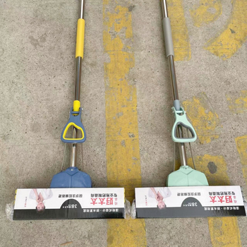 Kućni mop promjera 38 cm s upijajućom spužvom i tri reda cilindričnih spužvi za čišćenje podova