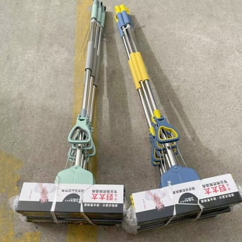 Kućni mop promjera 38 cm s upijajućom spužvom i tri reda cilindričnih spužvi za čišćenje podova