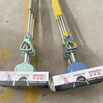 Kućni mop promjera 38 cm s upijajućom spužvom i tri reda cilindričnih spužvi za čišćenje podova