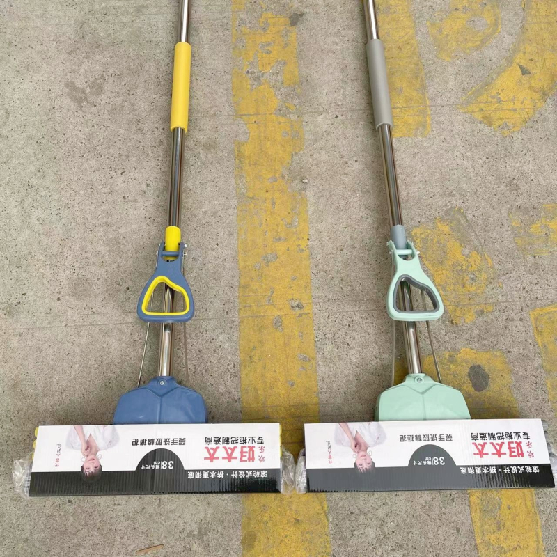 Kućni mop promjera 38 cm s upijajućom spužvom i tri reda cilindričnih spužvi za čišćenje podova