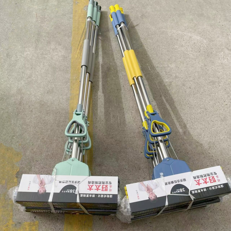 Kućni mop promjera 38 cm s upijajućom spužvom i tri reda cilindričnih spužvi za čišćenje podova