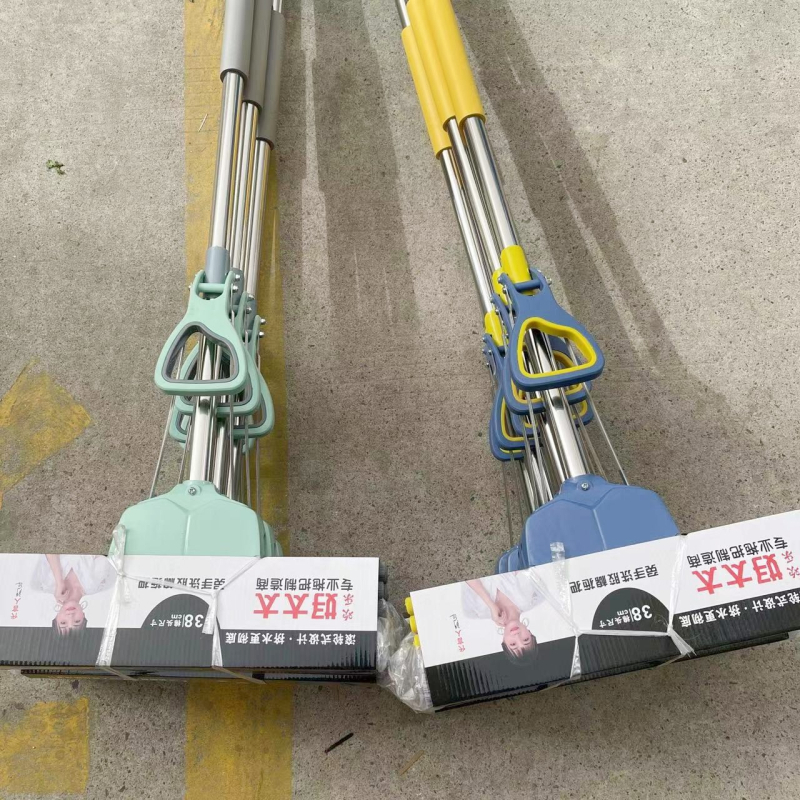 Kućni mop promjera 38 cm s upijajućom spužvom i tri reda cilindričnih spužvi za čišćenje podova