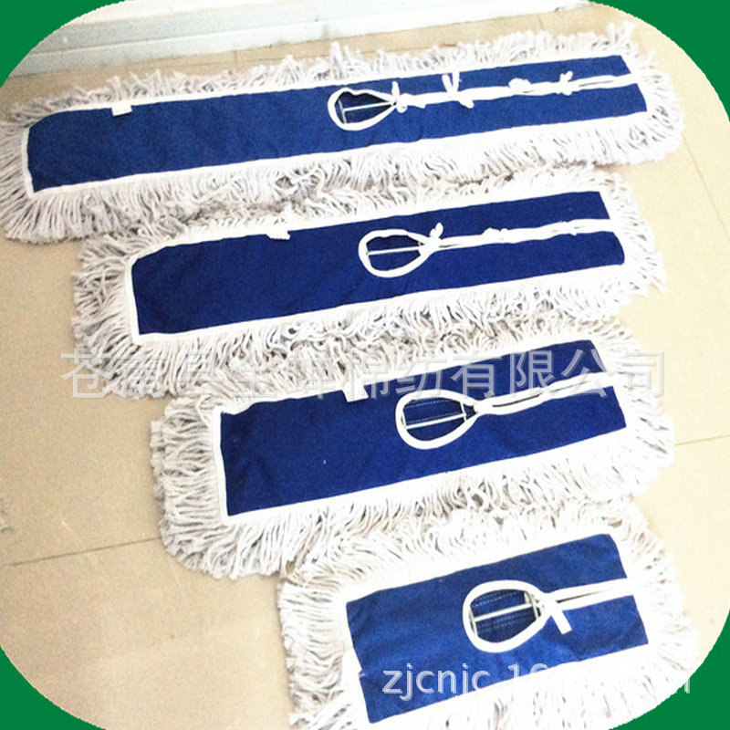 Glava mopa od pamuka za ploski mop, vuneni pokrov, zamjenski platneni dio, veličine 90 cm i 60 cm