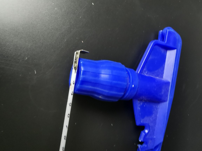 Plastični dijelovi glave mopa, široki nastavak za mop, dugi plastični dijelovi, PP materijal