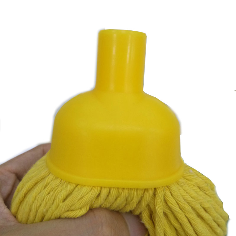 Absorbirajući vrh mop-a od pamučne pređe, okrugla plastična glava za kućnu upotrebu, zamjenjivi dodatak za mop