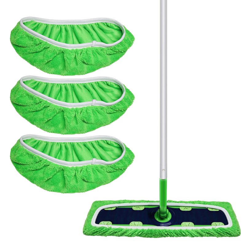 Kompatibilno s zamjenskim pokrovom Swiffer XL mopa, periva i ponovno upotrebljiva platnana krpa za plosni mop za čišćenje poda