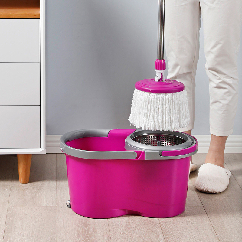 Meiliya rotirajući kantu za mop s dvostrukim pogonom, sustav stiskanja, automatsko stiskanje 50–60%, dimenzije 46×25×26,5 cm