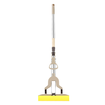 Spužvasti upijajući mop, 28 cm, sklopni mop s ljepilom od pamuka, istiskivanje vode, kućna uporaba