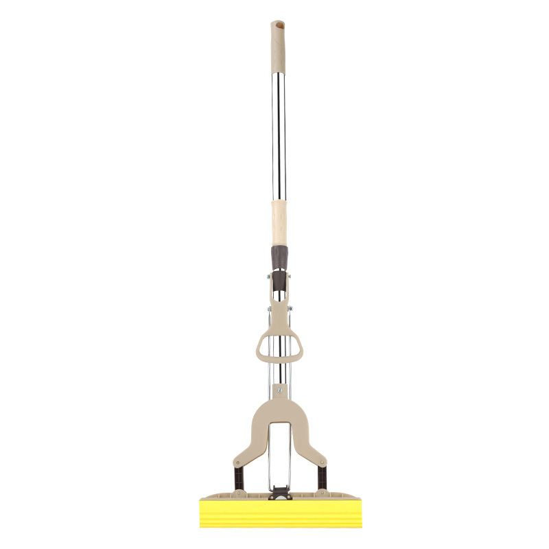 Spužvasti upijajući mop, 28 cm, sklopni mop s ljepilom od pamuka, istiskivanje vode, kućna uporaba