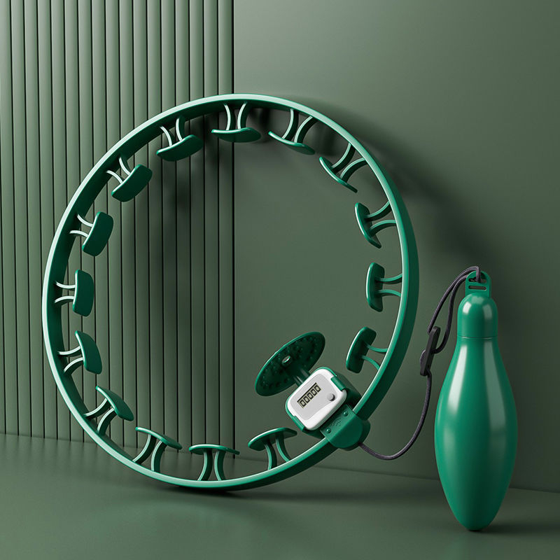 Changfeng intelligens csendes számoló hula-hoop nőknek, haskarcsúsítás és derék formázó edzőeszköz