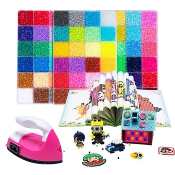 Set 5 mm perli za 3D spajanje – DIY, obrazovna igra bez rupa